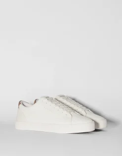 BERSHKA Baskets bi-matière homme Blanc Shop