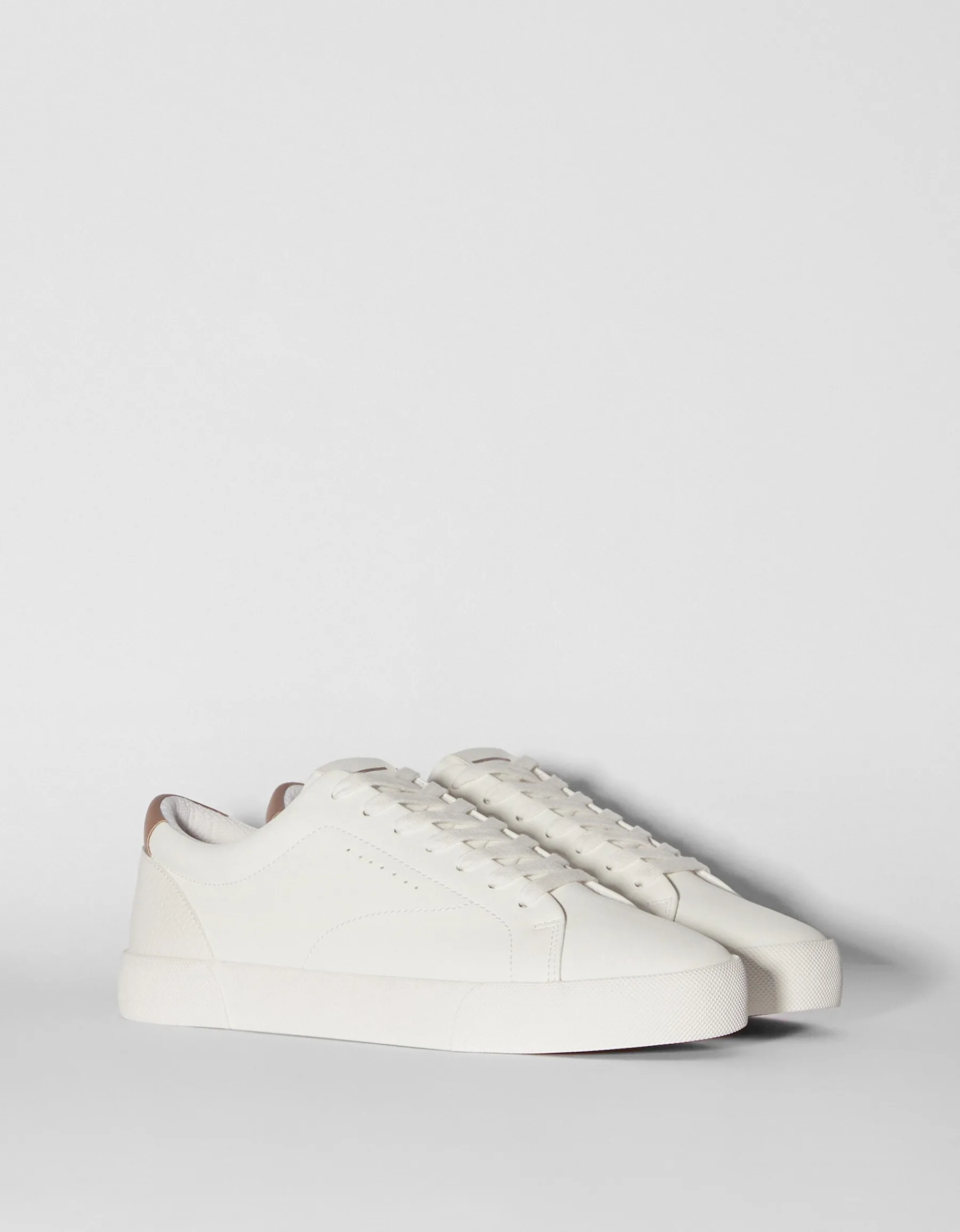 BERSHKA Baskets bi-matière homme Blanc Shop