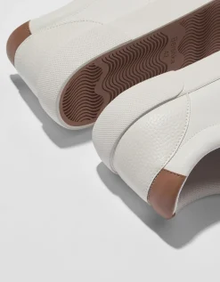 BERSHKA Baskets bi-matière homme Blanc Shop