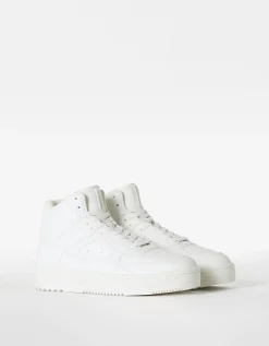 BERSHKA Baskets montantes homme Blanc Best Sale