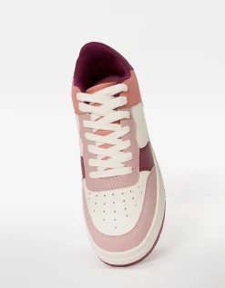 BERSHKA Baskets plateforme bimatière Multicouleur Shop