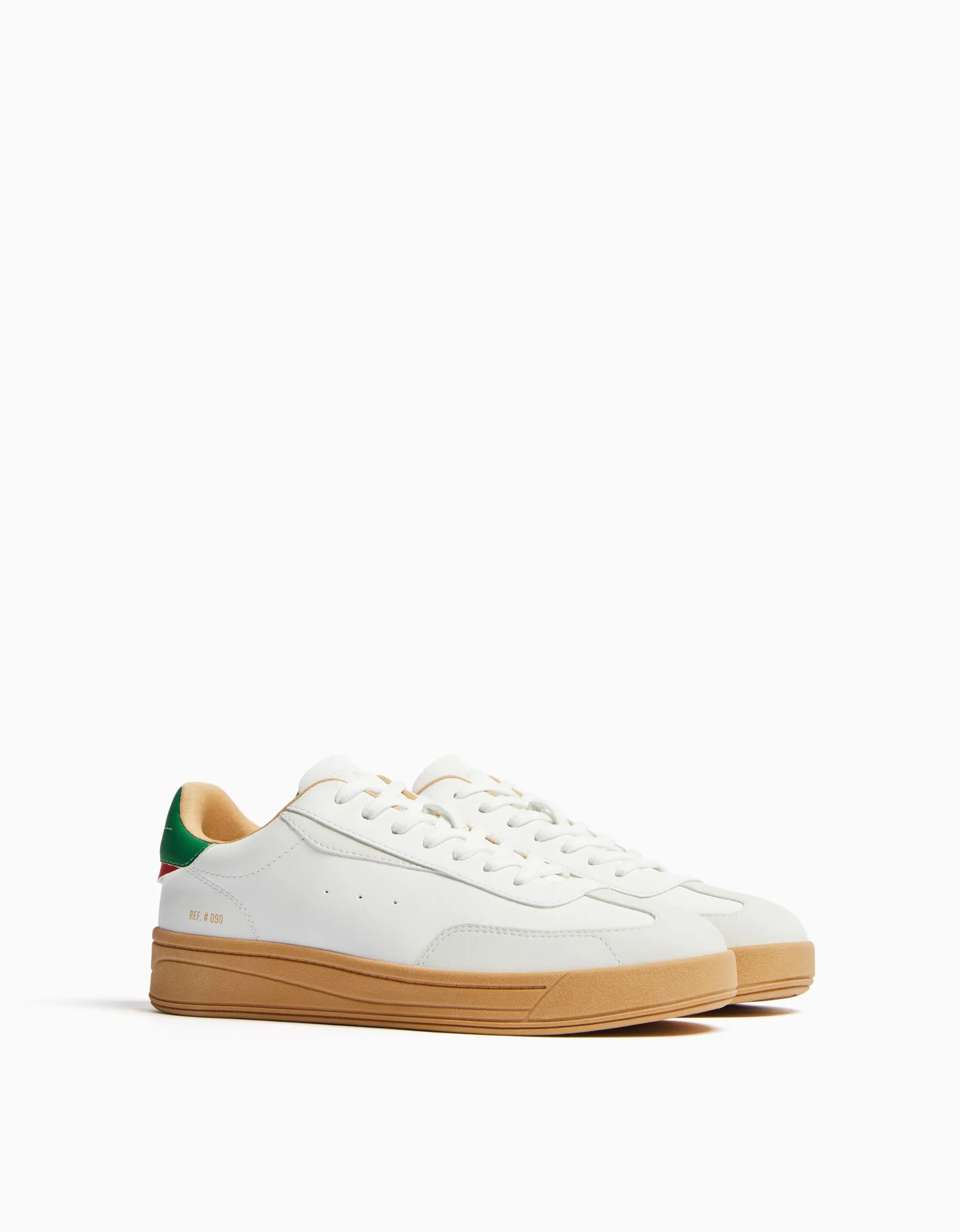 BERSHKA Baskets style rétro Multicouleur Clearance