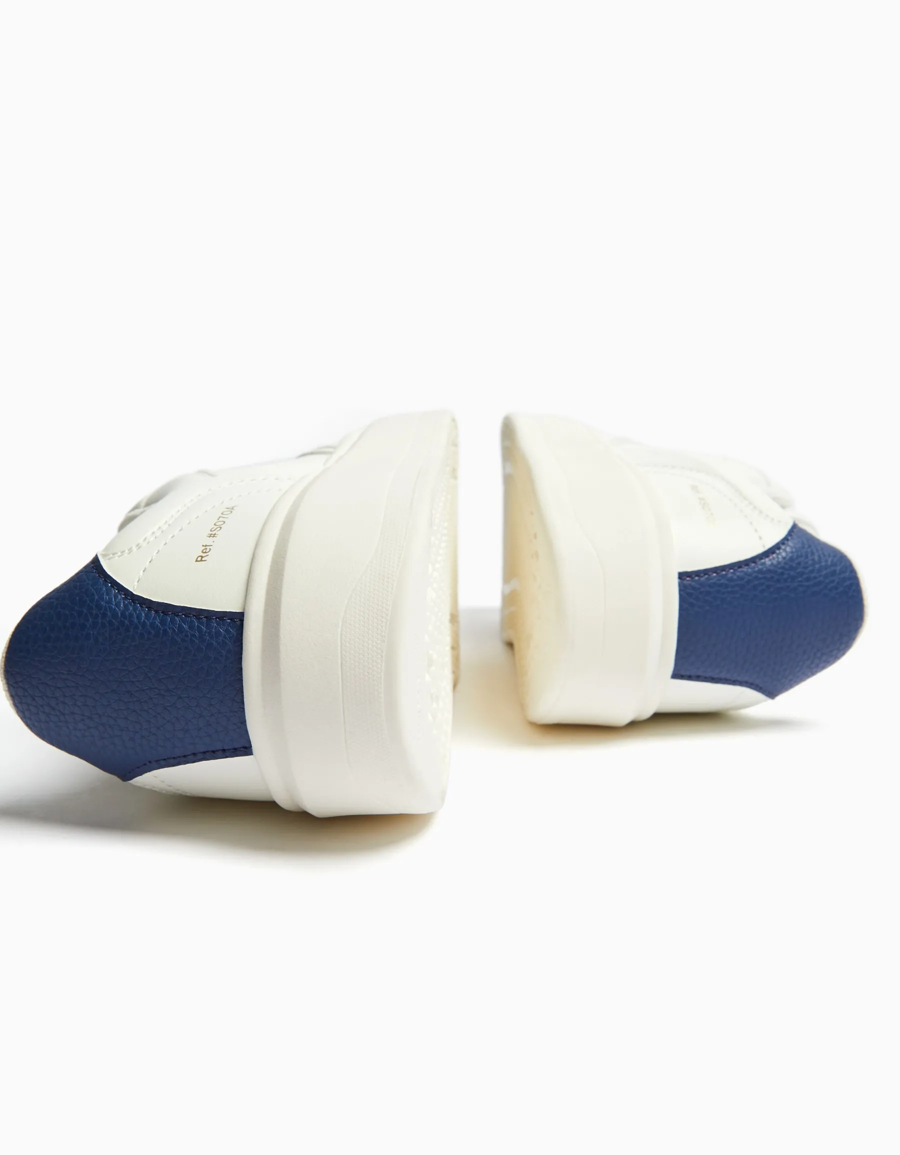 BERSHKA Baskets style rétro homme Blanc Store
