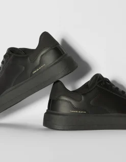 BERSHKA Baskets unies homme Noir Shop