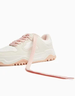 BERSHKA Baskets volume Sable Online