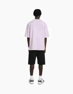 BERSHKA Bermuda basique molleton Blanc Hot