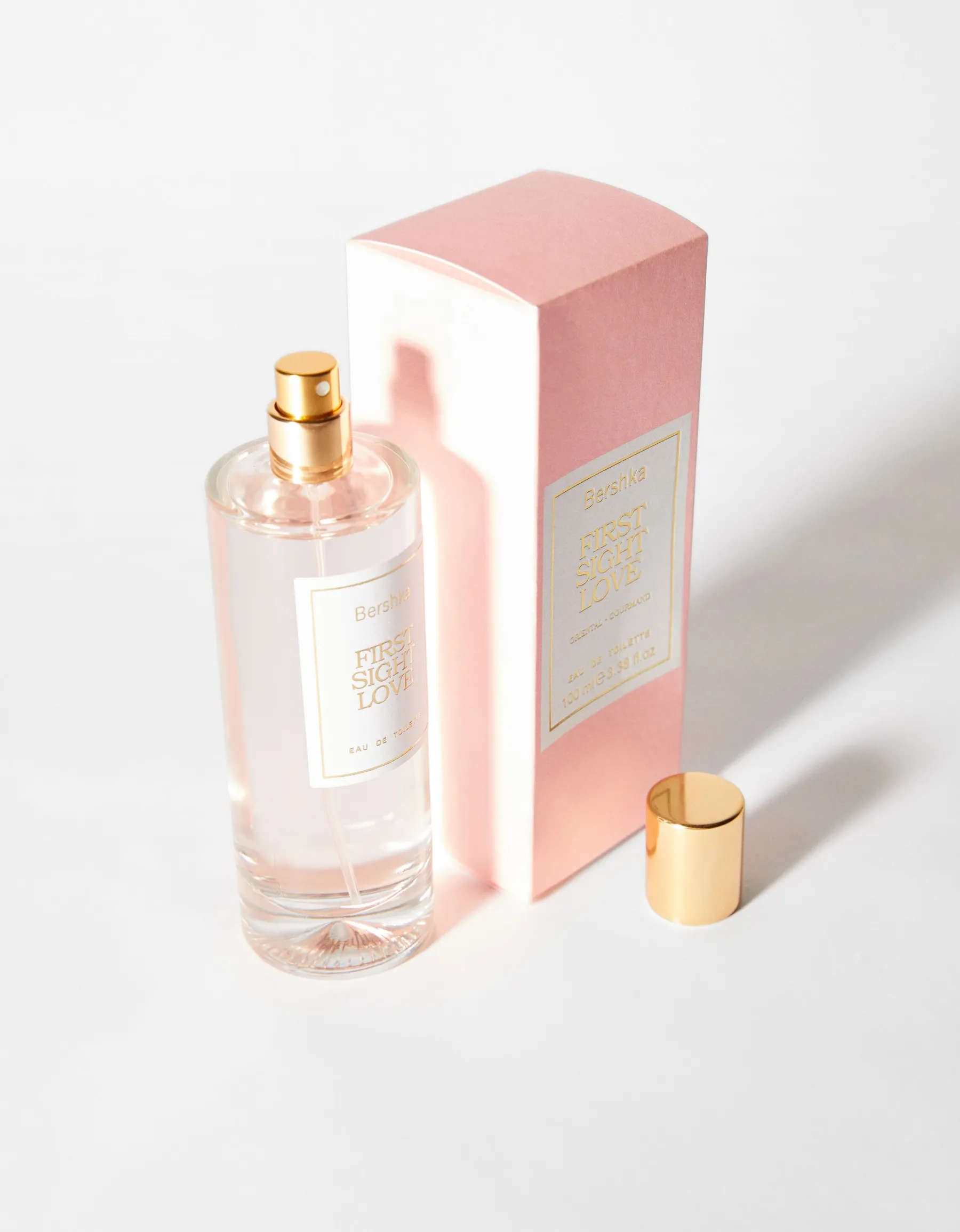 BERSHKA Eau de Toilette First Sight Love 100 ml Rose Fashion