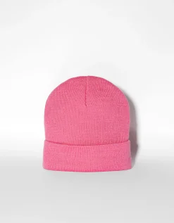 BERSHKA Bonnet basic Rose Sale