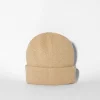 BERSHKA Bonnet court Sable Outlet