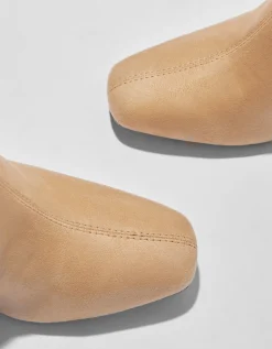 BERSHKA Bottines à talon moulantes Camel Best Sale
