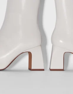 BERSHKA Bottines à talon moulantes Noir Flash Sale