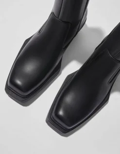 BERSHKA Bottines cowboy homme Noir Best Sale