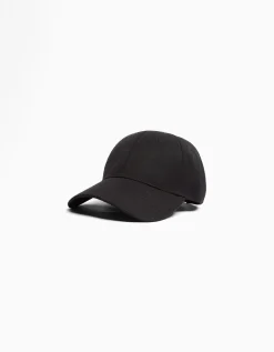 BERSHKA Casquette basique Noir Discount