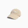 BERSHKA Casquette message Beige Online