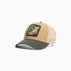 BERSHKA Casquette trucker imprimée Noir Store