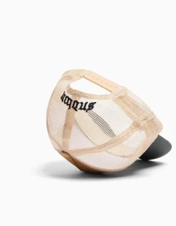 BERSHKA Casquette trucker imprimée Noir Store