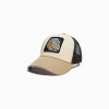 BERSHKA Casquette trucker imprimée Noir Cheap