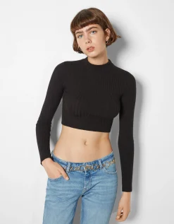 BERSHKA Ceinture chaîne anneaux Or Discount