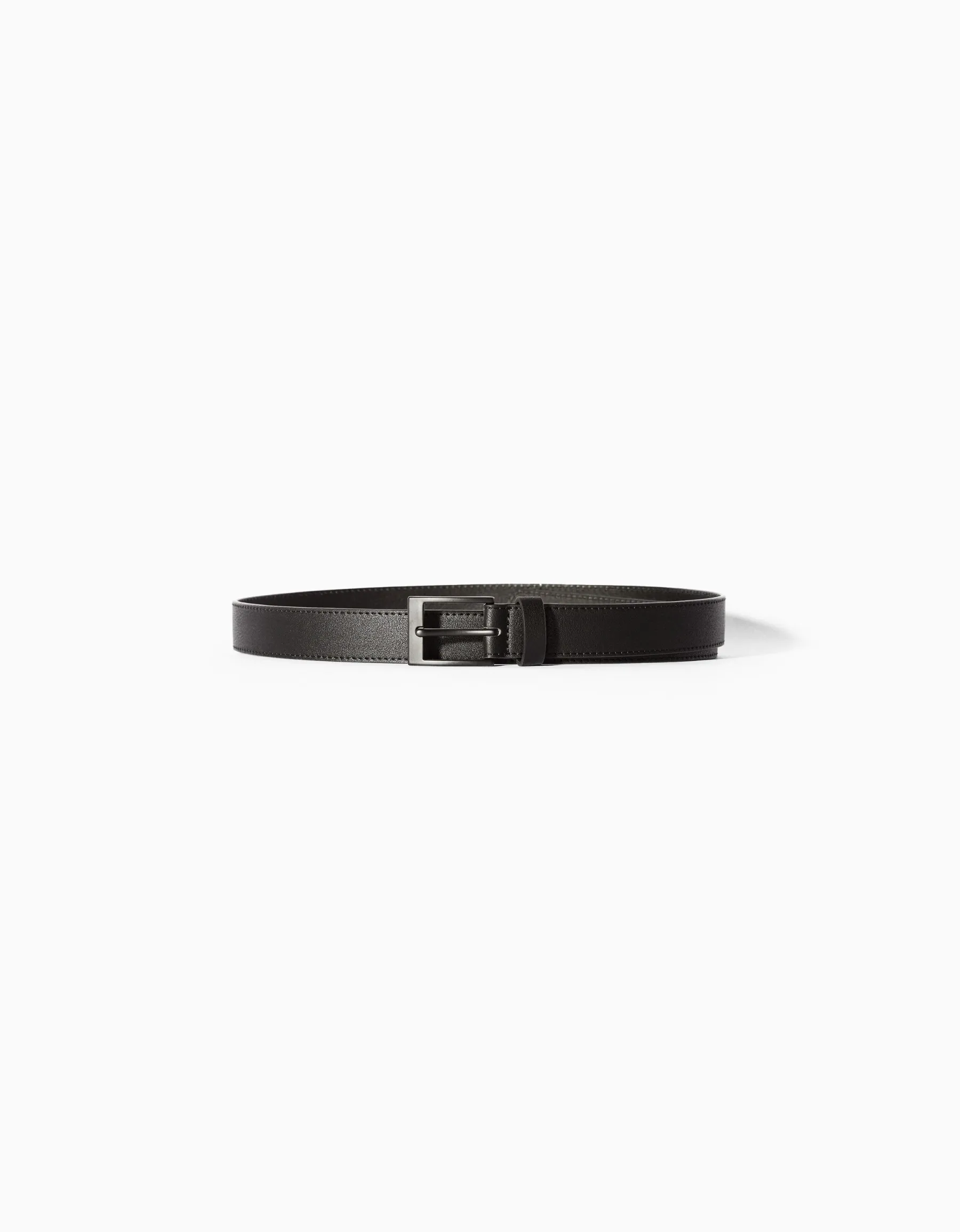 BERSHKA Ceinture fine similicuir Marine Shop