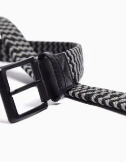 BERSHKA Ceinture tressée de couleur Écru Shop