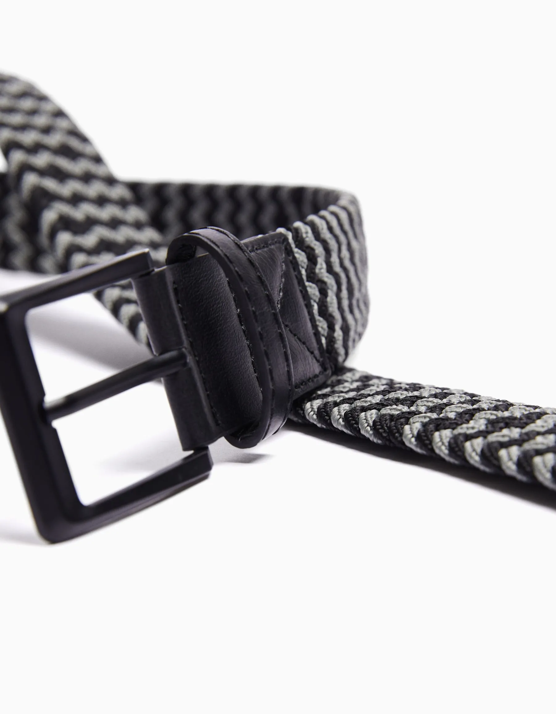 BERSHKA Ceinture tressée de couleur Écru Shop