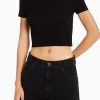 BERSHKA Chaîne de cps cœurs Or Discount