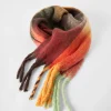 BERSHKA Écharpe à carreaux Marron Shop