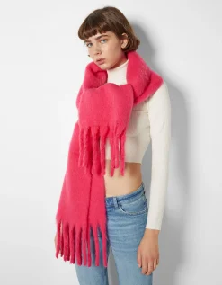 BERSHKA Écharpe basic Fuchsia Sale