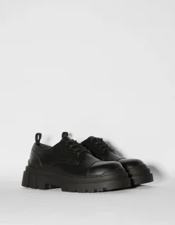 BERSHKA Chaussure habillées semelle crantée homme Noir Best Sale