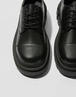 BERSHKA Chaussure habillées semelle crantée homme Noir Best Sale