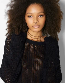 BERSHKA Collier choker effet Or Cheap