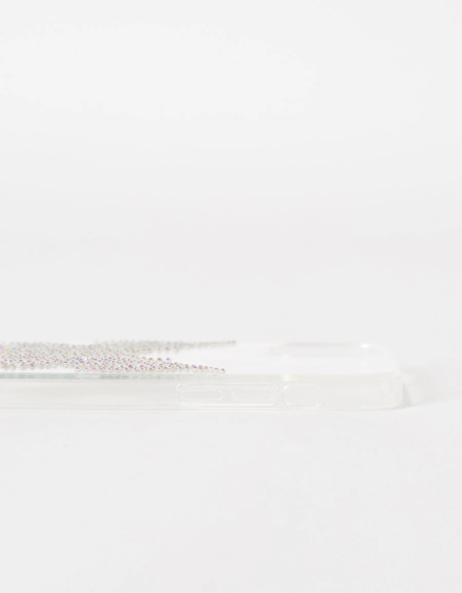 BERSHKA Coque iPhone strass Argent Sale