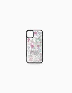 BERSHKA Coque mobile imprimée Rose Best Sale
