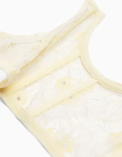 BERSHKA Corset dentelle Noir New