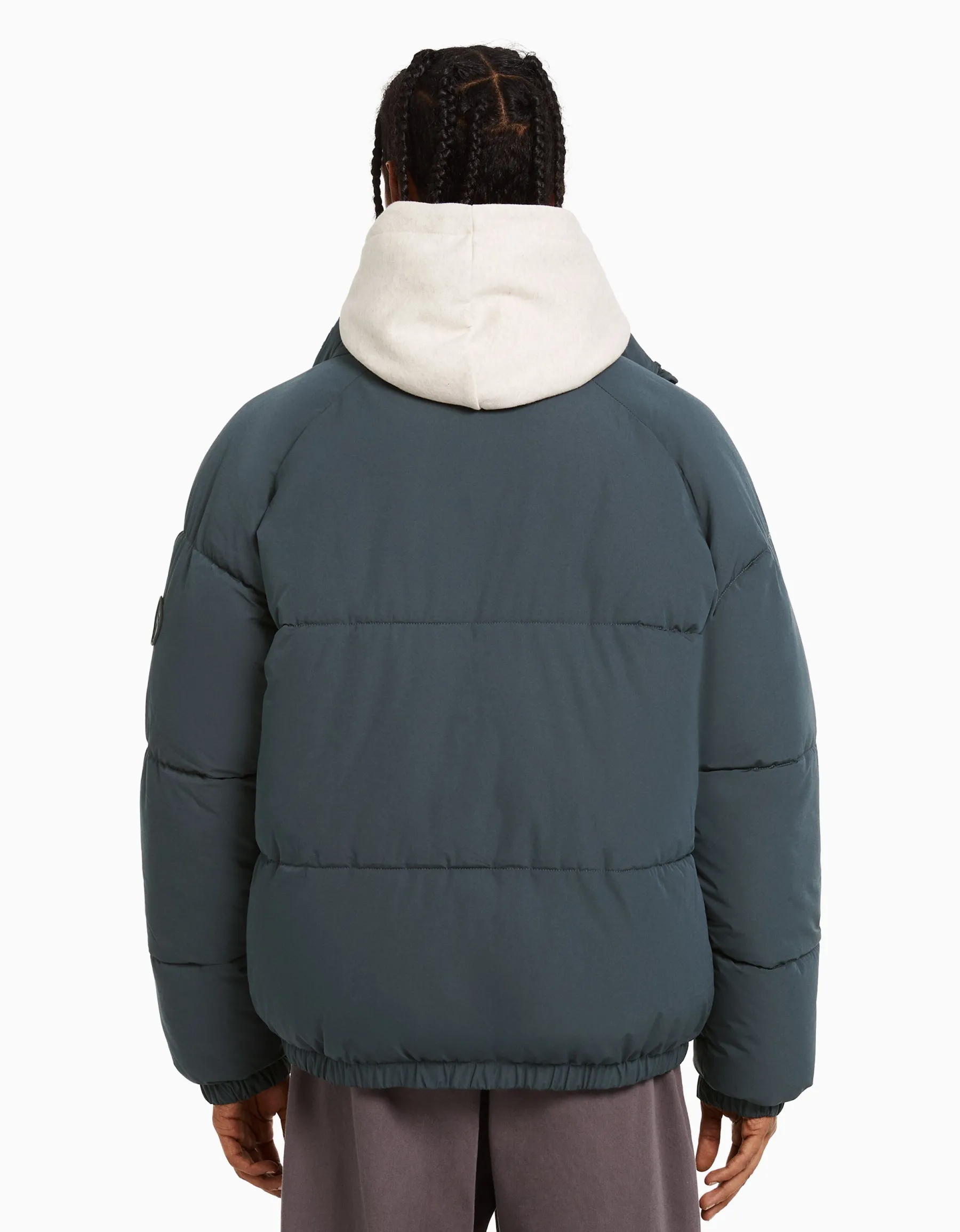 BERSHKA Doudoune Blanc cassé Best Sale