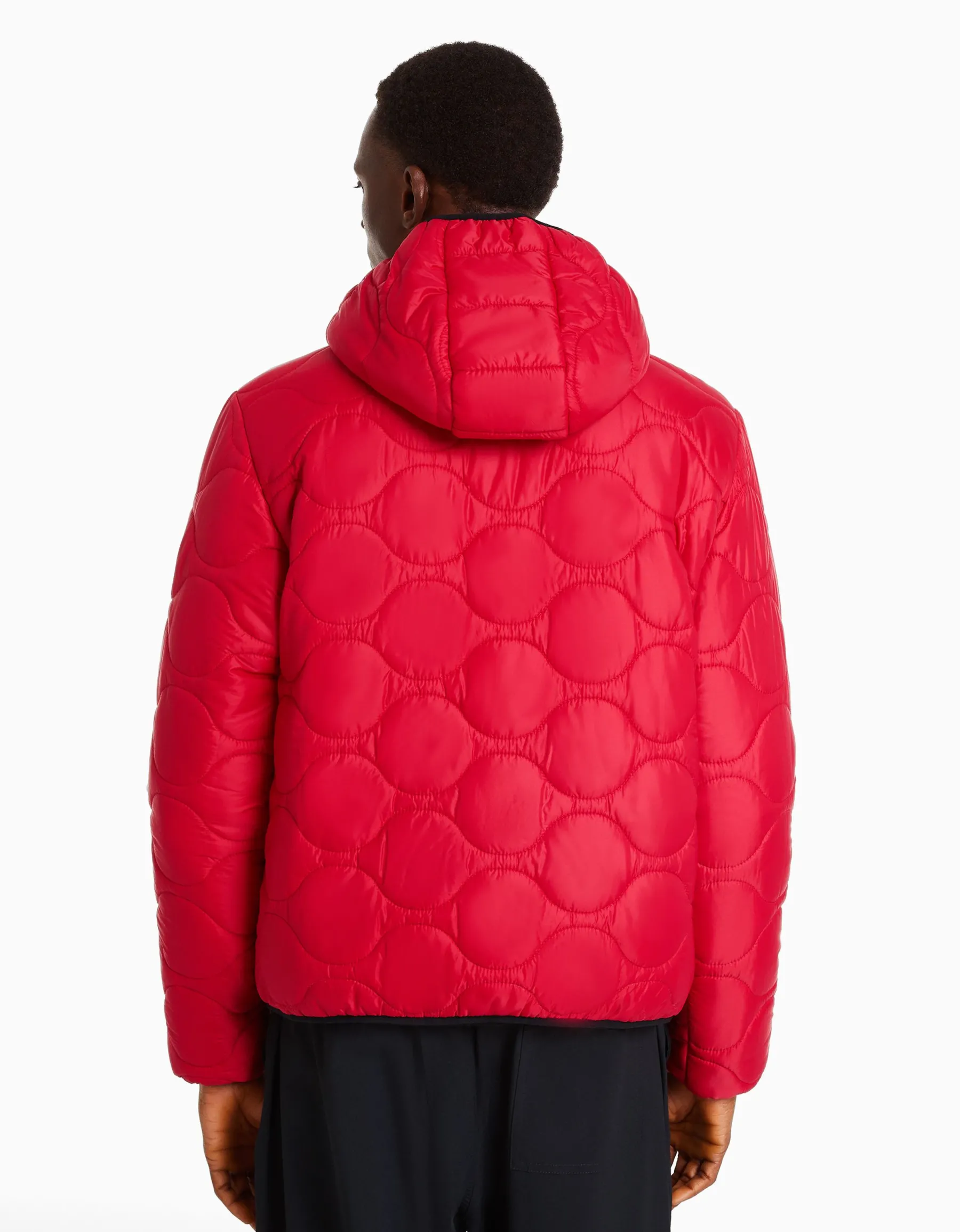 BERSHKA Doudoune rembourré léger Blanc Online