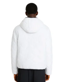 BERSHKA Doudoune rembourré léger Blanc Shop