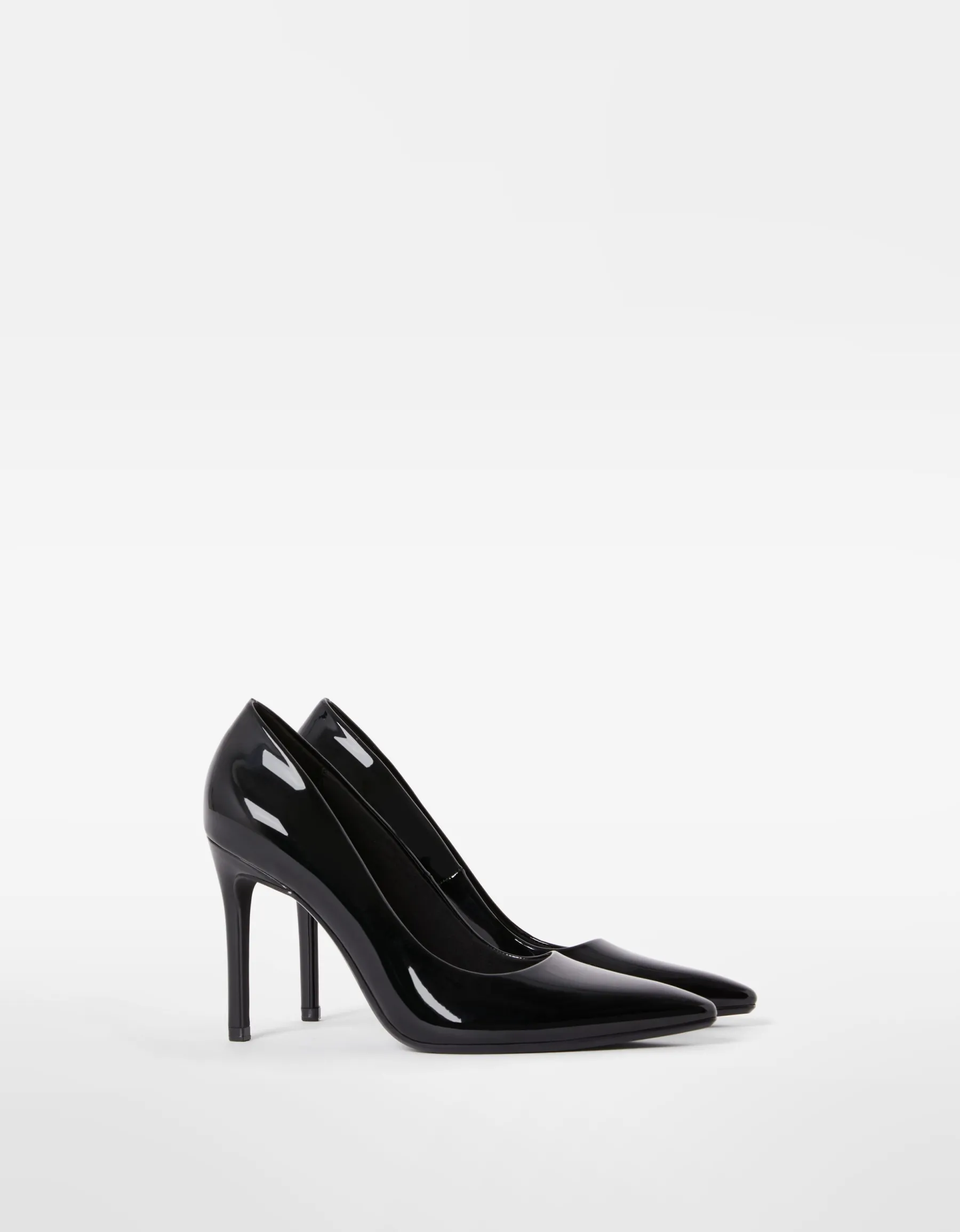 BERSHKA Escarpins brillants Noir Online