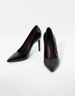 BERSHKA Escarpins brillants Noir Online