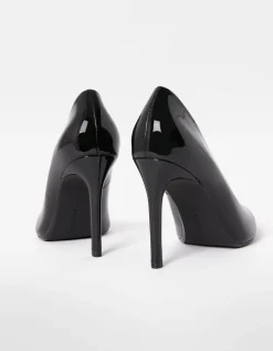 BERSHKA Escarpins brillants Noir Online