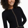 BERSHKA Harnais chaîne cercles Or Online