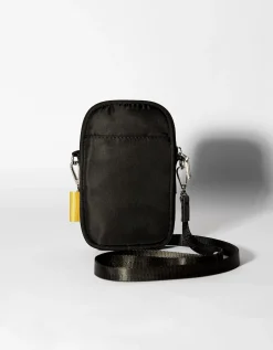 BERSHKA Housse téléphone bandoulière Noir Discount