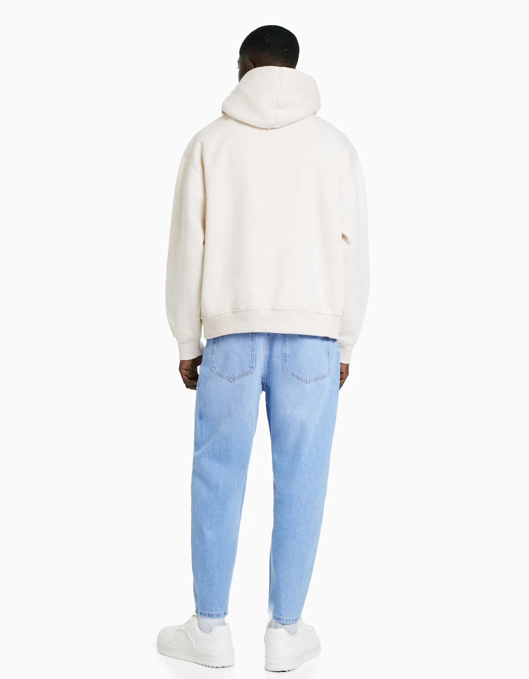 BERSHKA Jeans loose Bleu lavé Store