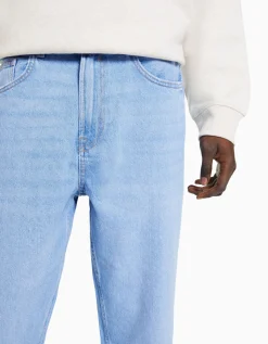 BERSHKA Jeans loose Bleu lavé Store