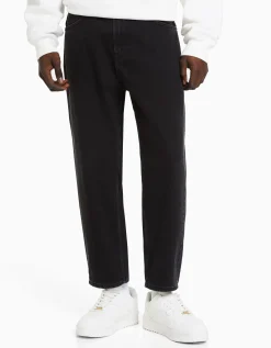 BERSHKA Jeans loose Bleu lavé Online