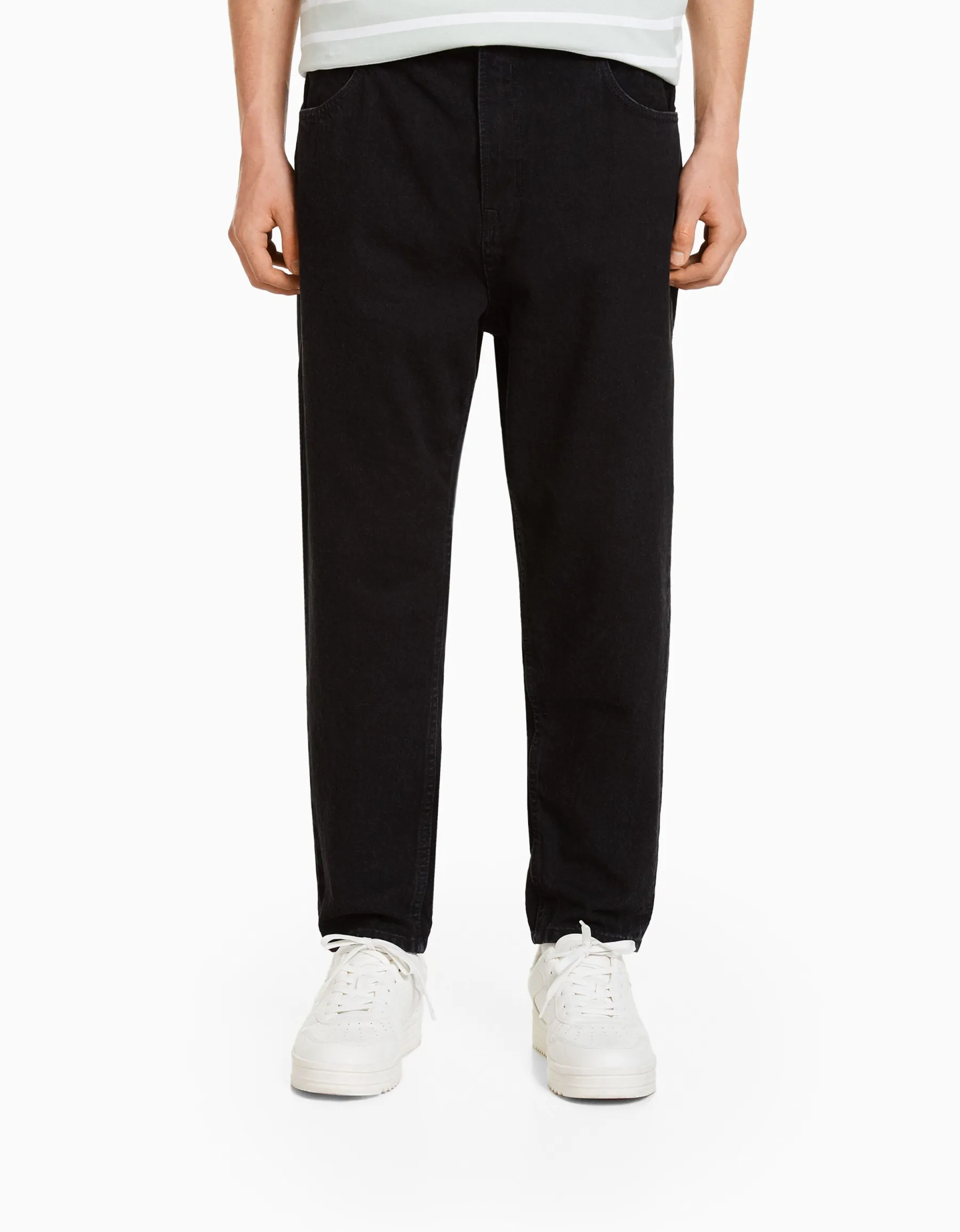 BERSHKA Jeans loose Bleu clair Best