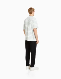 BERSHKA Jeans loose Bleu clair Best