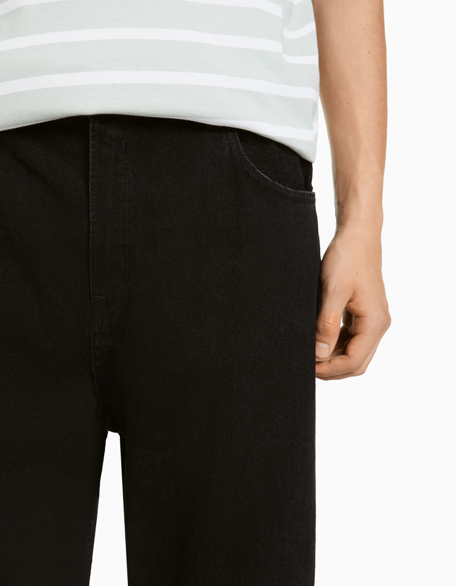 BERSHKA Jeans loose Bleu clair Best