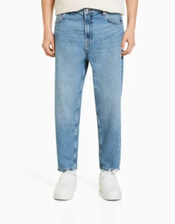 BERSHKA Jeans loose Bleu clair Sale