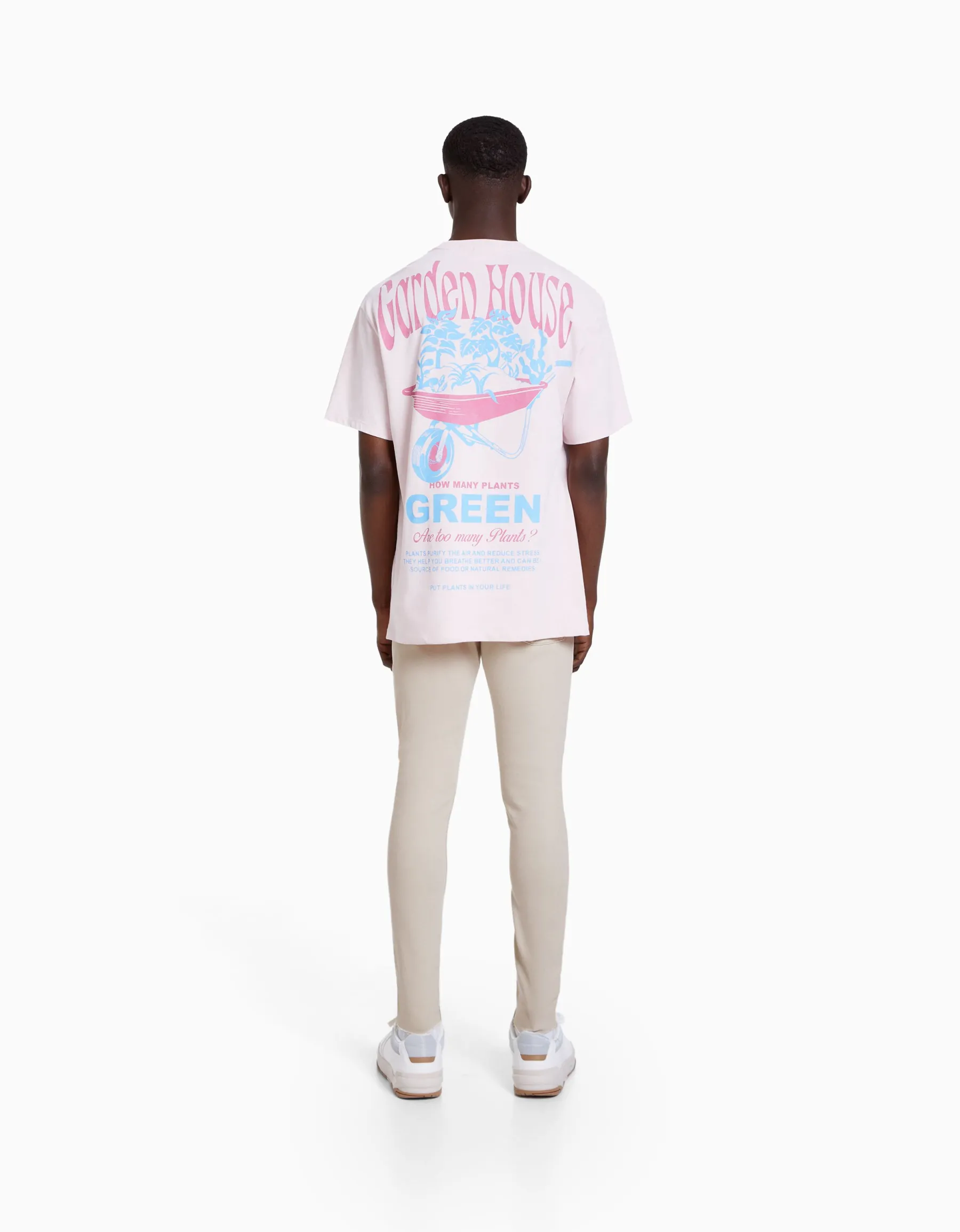 BERSHKA Jeans super skinny déchirés Blanc Online